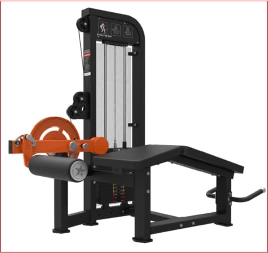 Prone leg flex trainer
